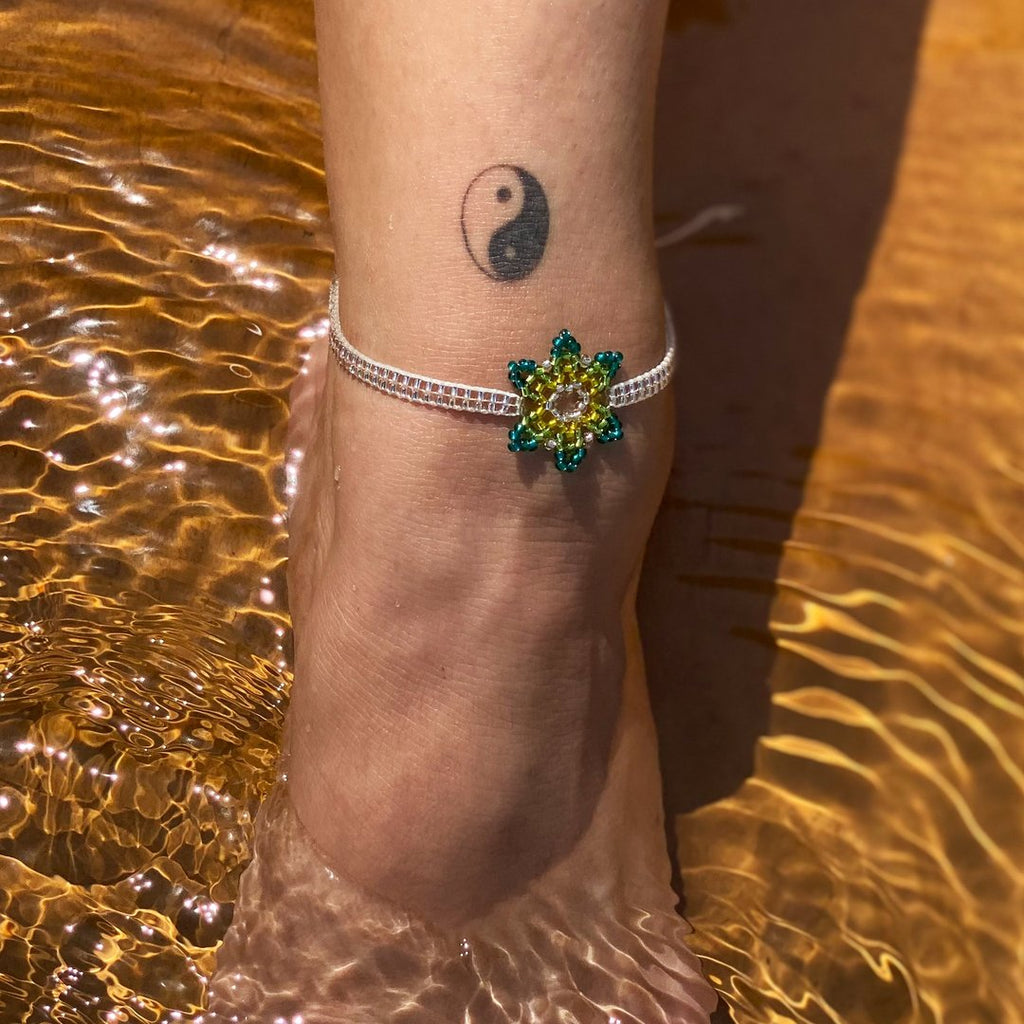 Shop from our selection of fun beaded anklets. Designed to elevate our step with colour, charm and style. Handmade by Indigenous artisans