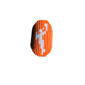 Open image in slideshow, WNBA Logo Beaded Ring
