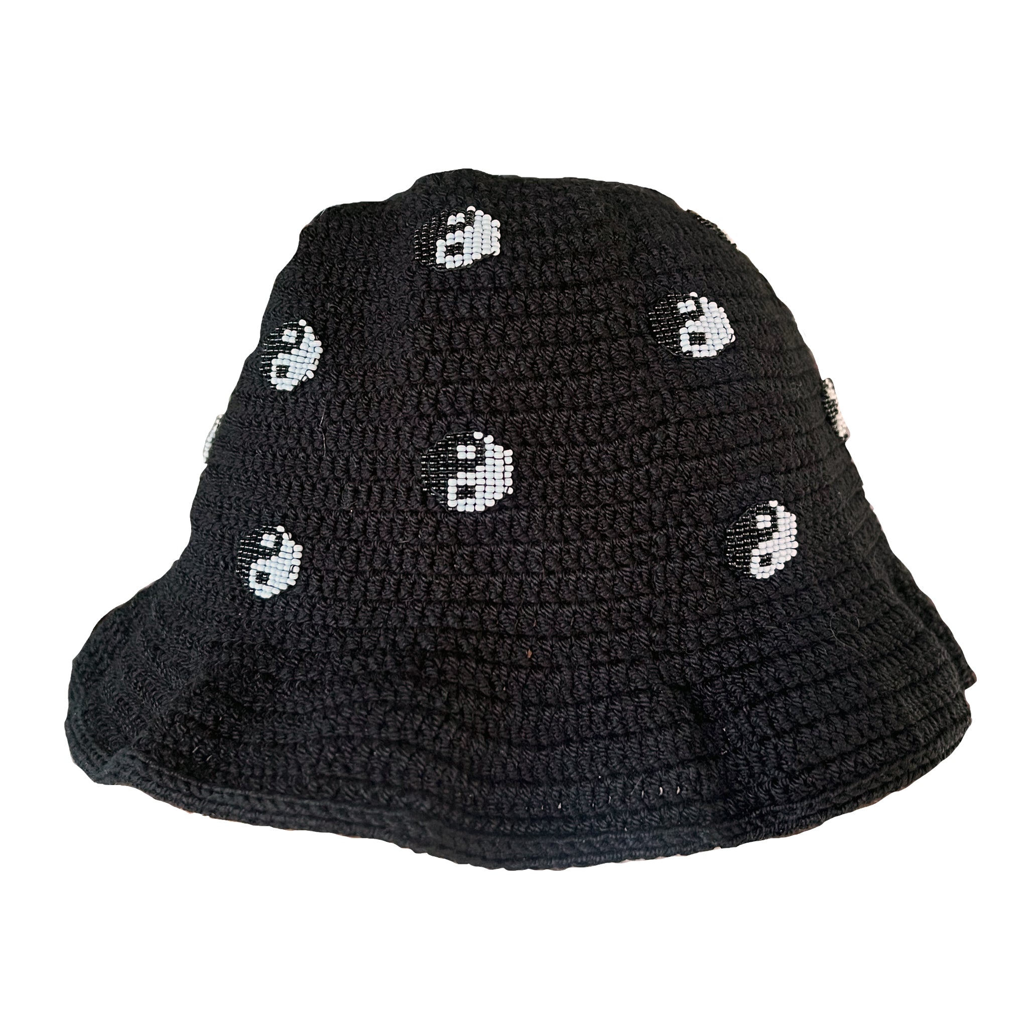 Interconnected - Black Crochet Bucket Hat – Santa Isla