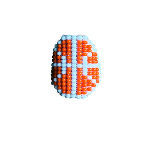 Ball is Life - Basketball Beaded Ring